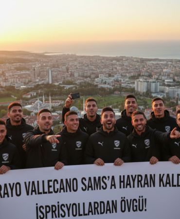 Rayo Vallecano kafilesi Samsuna hayran kaldi Ispanyollardan ovgu gemini