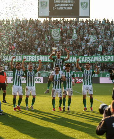 Samsun Derbisinde Kazanan Carsambaspor Sahada Buyuk Heyecan gemini