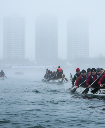 Samsunda Dragon Boat Heyecani Sis ve Soguk Durduramadi gemini