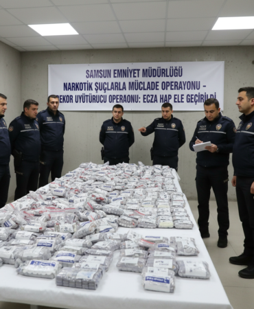 Samsunda rekor operasyon 421 bin 120 uyusturucu hap yakalandi gemini