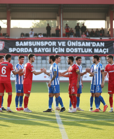 Samsunspor ve UNISAMdan Sporda Saygi Icin Dostluk Maci gemini