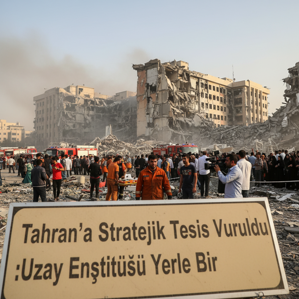 Tahranda Stratejik Tesis Vuruldu Uzay Enstitusu Yerle Bir gemini