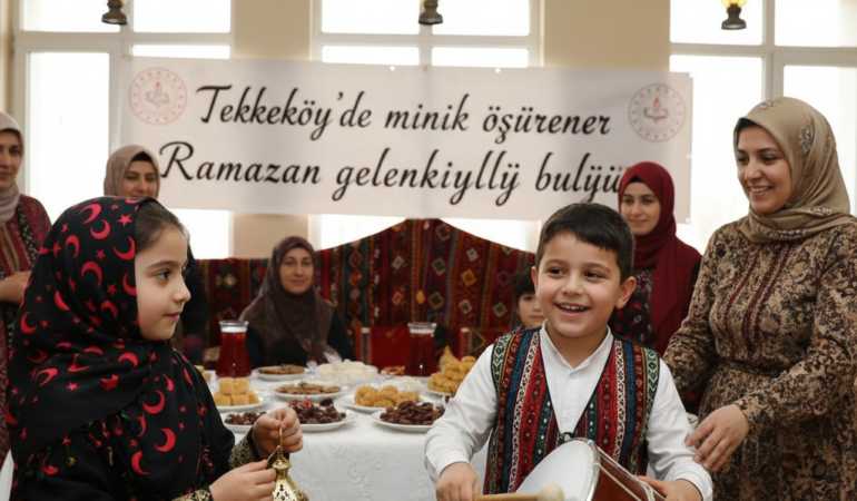 Tekkekoyde minik ogrenciler Ramazan gelenekleriyle bulustu gemini