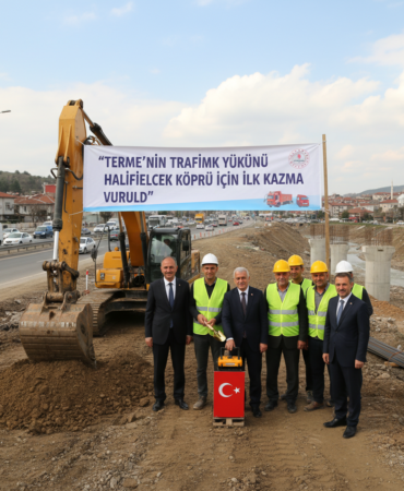 Termenin Trafik Yukunu Hafifletecek Kopru Icin Ilk Kazma Vuruldu gemini
