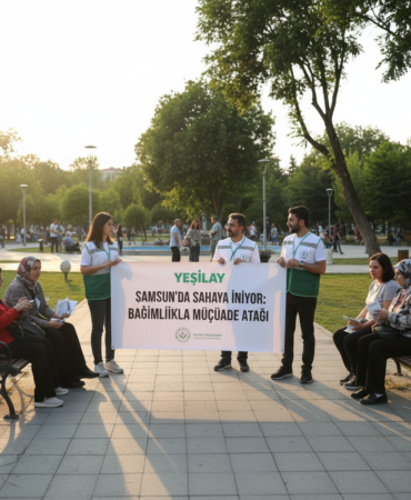 Yesilay Samsunda sahaya iniyor Bagimlilikla mucadele atagi gemini