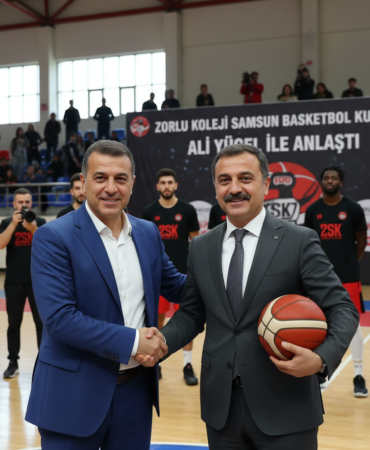 Zorlu Koleji Samsun Basketbol Kulubu Ali Yucel ile Anlasti gemini