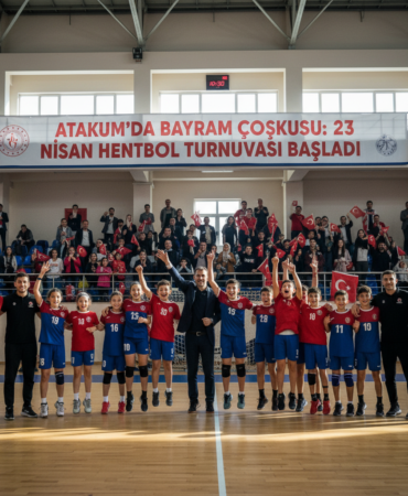 Atakumda Bayram Coskusu 23 Nisan Hentbol Turnuvasi Basladi gemini