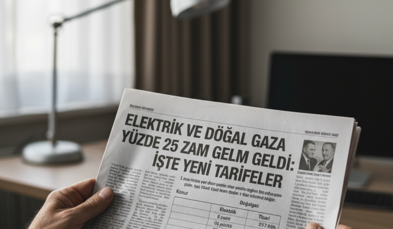 Elektrik ve Dogal Gaza Yuzde 25 Zam Geldi Iste Yeni Tarifeler gemini