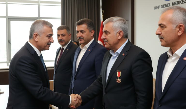 Ilyas Topsakal MHP Genel Merkezinde Gazi Temsilcileriyle Bulustu gemini