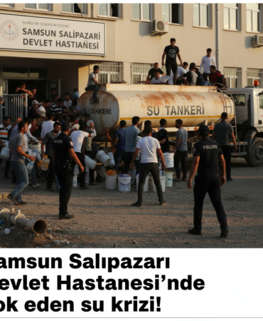 Samsun Salipazari Devlet Hastanesinde sok eden su krizi gemini