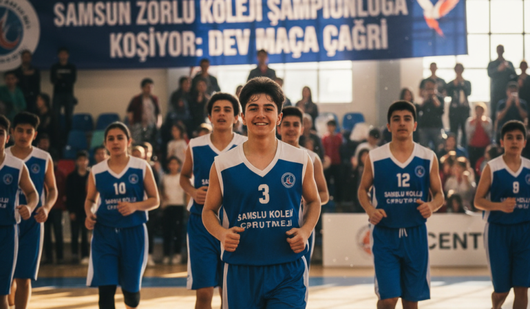 Samsun Zorlu Koleji Sampiyonluga Kosuyor Dev Maca Cagri gemini
