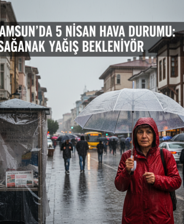 Samsunda 5 Nisan Hava Durumu Saganak Yagis Bekleniyor gemini