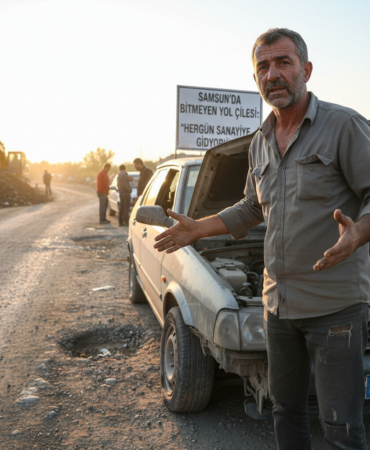 Samsunda Bitmeyen Yol Cilesi Hergun Sanayiye Gidiyoruz gemini