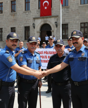 Samsunda Gazi Polislerden Polis Haftasinda Dayanisma Vurgusu gemini