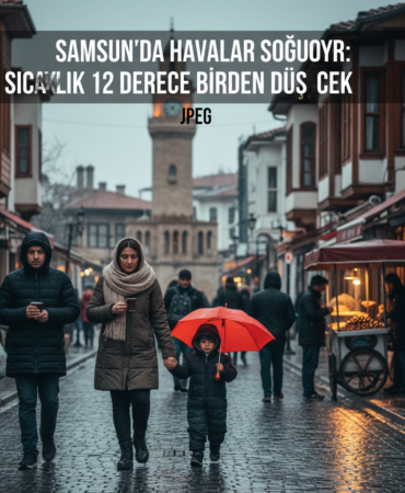 Samsunda Havalar Soguyor Sicaklik 12 Derece Birden Dusecek gemini