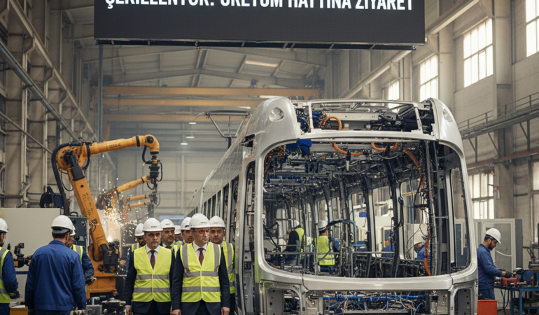Samsunun Yeni Tramvaylari Sekilleniyor Uretim Hattina Ziyaret gemini